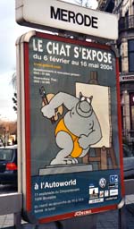Affiche expo Le Chat